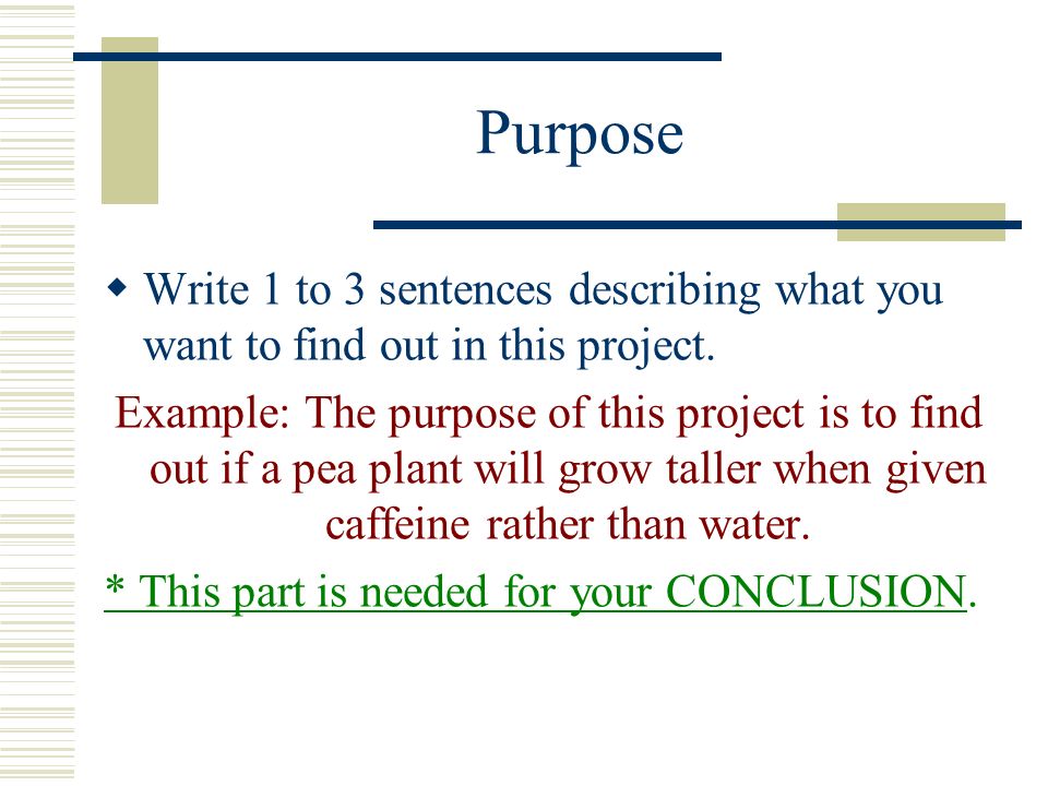 Examples of Topic Sentences